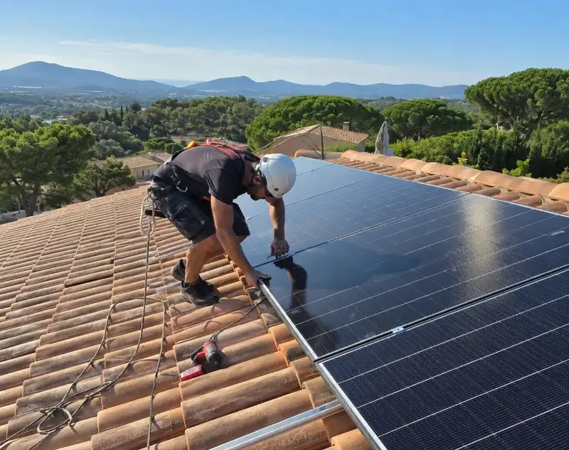 Installateur panneaux solaires Saint-Pons-la-Calm — pose photovoltaïque sur toiture