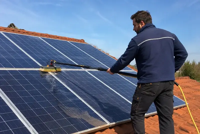 Nettoyage et entretien de panneaux solaires à Saint-Pons-la-Calm