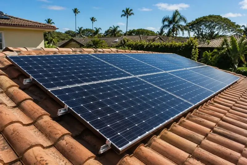 Installation de panneaux solaires à Saint-Pons-la-Calm